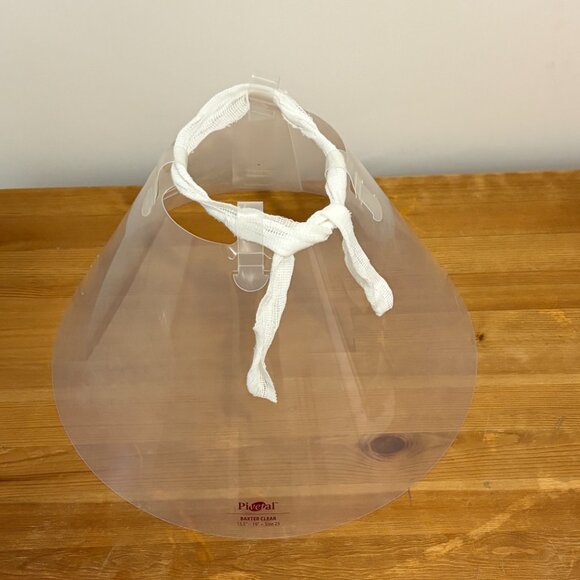 Pivetal Baxter Clear Size 25 Elizabethan collar ecollar dog recovery collar cone - Picture 6 of 7